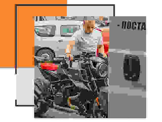 Перевозка мотоцикла по России - Услуги Перевозка-Кнп